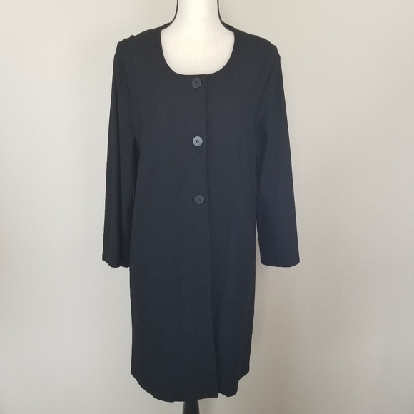 Eileen Fisher Jackets & Blazers - Eileen Fisher Three Button Long Jacket